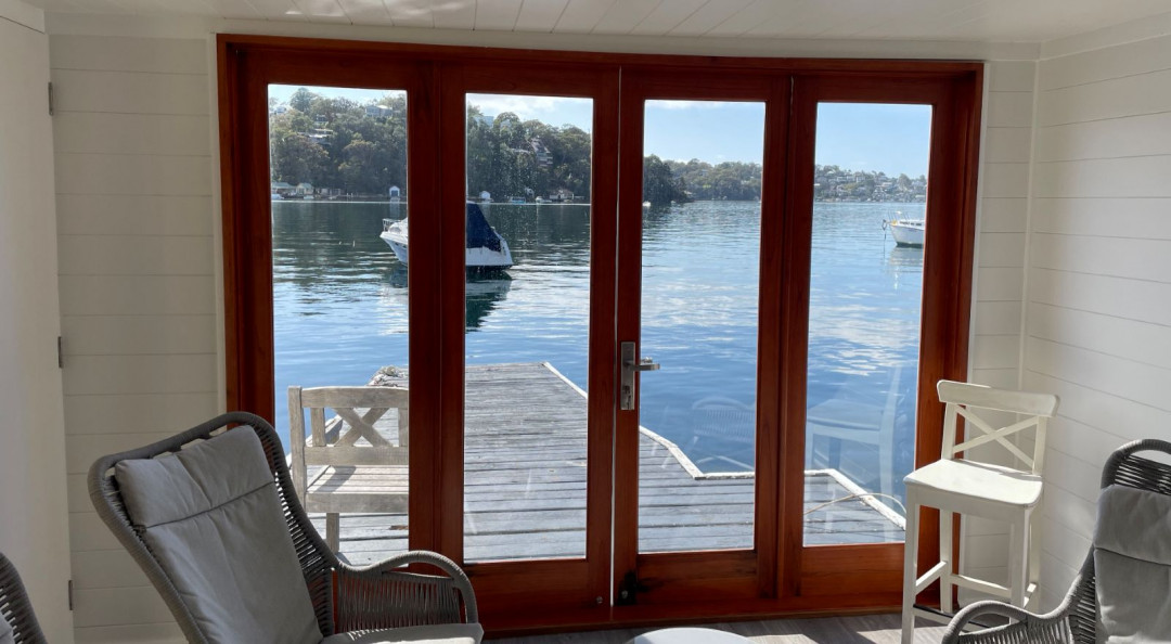 Sanicubic 1 GR helps homeowners turn a boatshed into guest accommodation